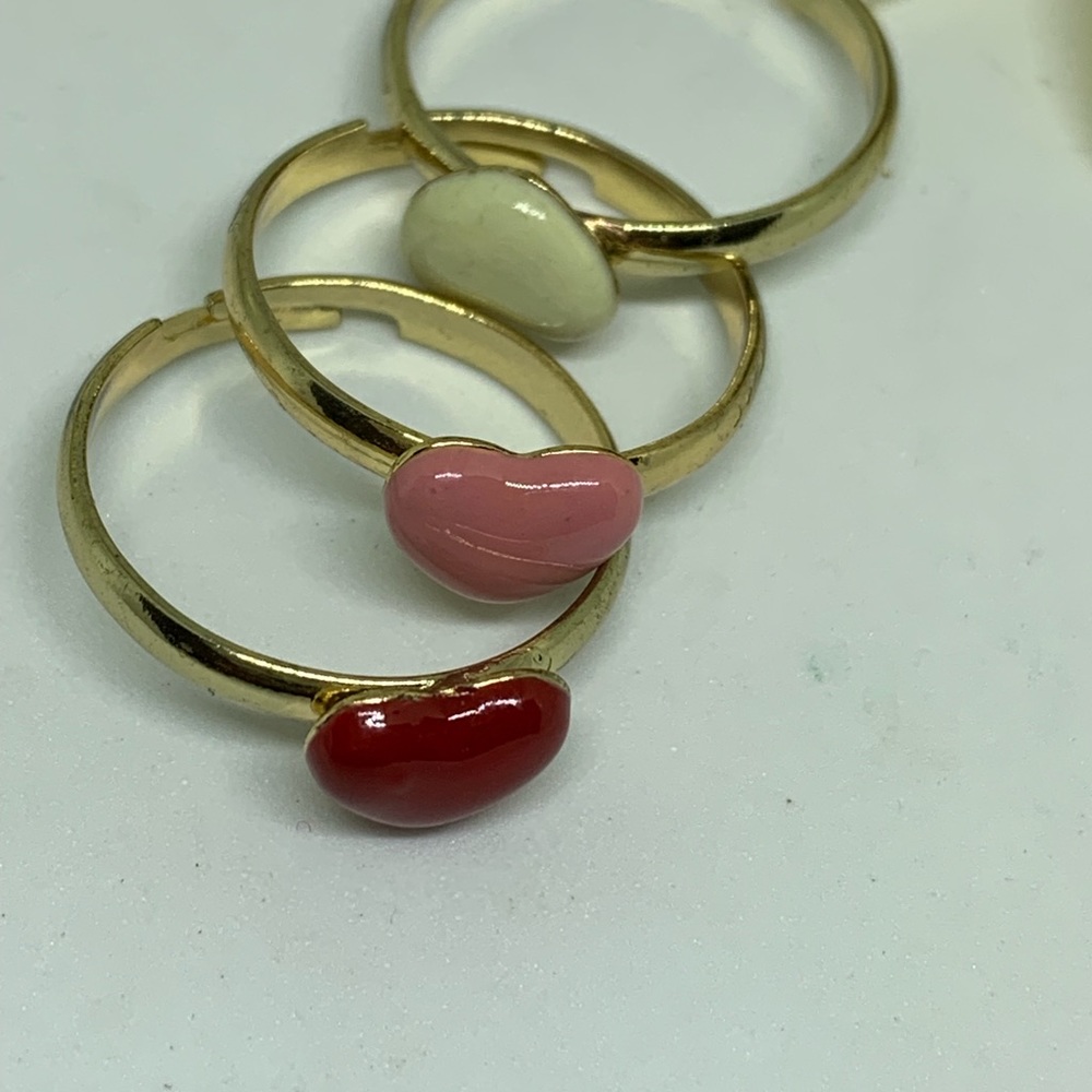 Stackable Ceramic Heart Fashion Rings -[JW-115] - Picture 4 of 7